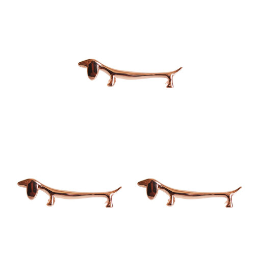 3St Gouden Metalen Chopsticks En Houder 2