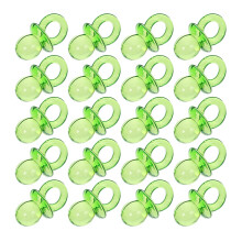 200St Mini Baby Speentjes Acryl Lichtgroen Voor Baby Feest & DIY Decor