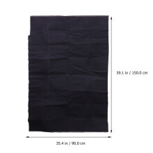 2St Zelfklevende Zwarte Flock Display Pad Voor Bescherming En Deco