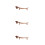 3St Gouden Metalen Chopsticks En Houder 6