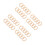 40St Handige Kalender Ringen Gouden Zinklegering Openbare Clips 4