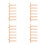 4St Beige Wandtrap Multifunctioneel Thuis 8