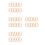 40St Handige Kalender Ringen Gouden Zinklegering Openbare Clips 6