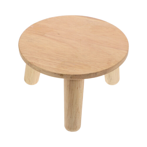 2St Beige Bloementafel Stevig Basis Voor En