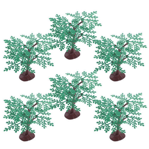 24St Mini Groene Plastic Voor Modelspoor En DIY Treindecoratie 2