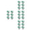 24St Mini Groene Plastic Voor Modelspoor En DIY Treindecoratie 4