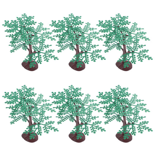 24St Mini Groene Plastic Voor Modelspoor En DIY Treindecoratie 1