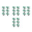 24St Mini Groene Plastic Voor Modelspoor En DIY Treindecoratie 7
