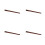 4St Beginner Dizi Bamboe Koffiekleur Compacte Houtblazer 4