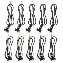 5Sets Duurzame Eagle Eye LED Lamp Zwart Waterdicht Voor Auto En Fiets