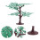 24St Mini Groene Plastic Voor Modelspoor En DIY Treindecoratie 9