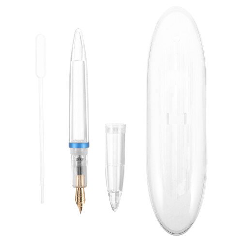 5Pièces Stylos Plumes Transparent Pour Et 1