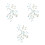 3Pièces Ear Wrap Femme Non Percé Feuille Accessoire Mode 4