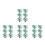 24St Mini Groene Plastic Voor Modelspoor En DIY Treindecoratie 5