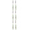 6St Auto Spiegelhanger Decor Polyester Met Geluksbedel 7