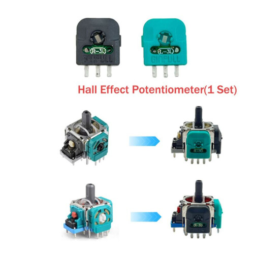 20Pair 3D Analog Stick   Sensor Module for Gamepad Hall Effect Potentiometer  Pro 2