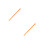 2Pièces Bracelet Silicone Orange Pour Enfants Résistant 8
