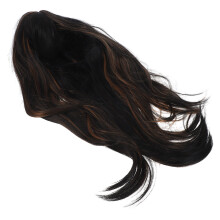 2St Zwart Natuurlijke Look Pruik Met Golvende Voor Vrouwen