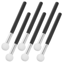 18Pcs Reusable Mushroom Makeup Sponge with Wooden Handle for Home Use