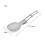3Pcs Titanium Foldable Spoon Silver Portable Picnic Camping Tableware 1