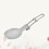3Pcs Titanium Foldable Spoon Silver Portable Picnic Camping Tableware 11