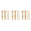 21Pairs Handmade Golden Copper Rivets Handle Fixing Hardware Set 6