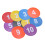33Pièces Marqueurs Plans Poly Spots Foot Multicolores Durable 3
