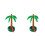 2Pcs Inflatable Coconut Tree Party Decor PVC Tropical Prop 6