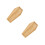 2Pièces Plateau Coffre Multifonction Bois Khaki Pour Buffet Snacks 8