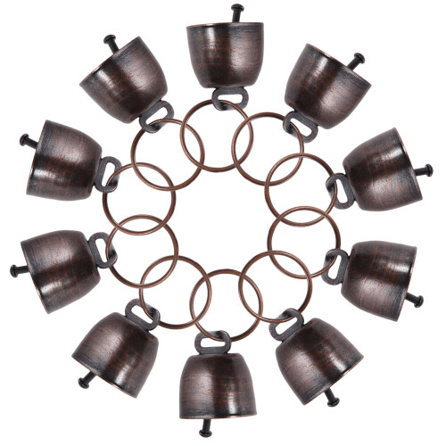 50Pièces Cloches De Fer Rustiques Pour 1