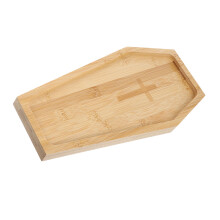 2Pièces Plateau Coffre Multifonction Bois Khaki Pour Buffet Snacks