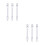 6Pièces Shafts Fléchettes Argent Aluminium Alliage Poids Equilibré 9