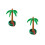 2Pcs Inflatable Coconut Tree Party Decor PVC Tropical Prop 9