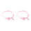 2Pièces Collier Pour Animal De Compagnie Rose, Durable Avec Clochette 3