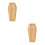 2Pièces Plateau Coffre Multifonction Bois Khaki Pour Buffet Snacks 9