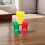 9Pièces Mini Corbeille De Tri ABS Pour Enfants Décor Éducatif Maison 6