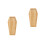 2Pièces Plateau Coffre Multifonction Bois Khaki Pour Buffet Snacks 5
