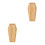 2Pièces Plateau Coffre Multifonction Bois Khaki Pour Buffet Snacks 4