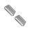 2Pcs Durable Silver Nail Art Tools Sterilizer Box for Salon & Home 6
