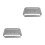 2Pcs Durable Silver Nail Art Tools Sterilizer Box for Salon & Home 5