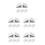 20Pièces Accessoires Plastiques Pieds Stabilisateurs Barrières Bébé 8