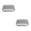 2Pcs Durable Silver Nail Art Tools Sterilizer Box for Salon & Home 8