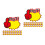 400Pièces Stickers Prix Papier Multi Pour Commerce Retail 8