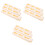 9Pcs Durable Plastic Domino Clips Beige DIY Train Track Accessories 5