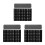 3Sets Parkeerkaart Auto Aluminium Grijs Nummer Voor Dashboard 7