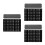 3Sets Parkeerkaart Auto Aluminium Grijs Nummer Voor Dashboard 9