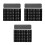 3Sets Parkeerkaart Auto Aluminium Grijs Nummer Voor Dashboard 4