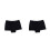 2St Zwarte Vrouwen Slips Elastische Taille Ademend Katoen 10