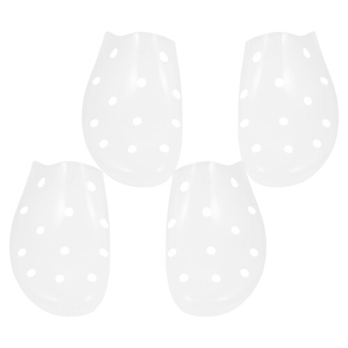 4Paren Paar Lichtgewicht Schoenvormers Van Wit Plastic 1