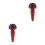2St Motorfiets Bescherming Frameslider Kit Rood Aluminium Anti-Crash 9